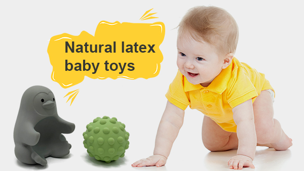 Non-toxic and odorless natural latex toys
